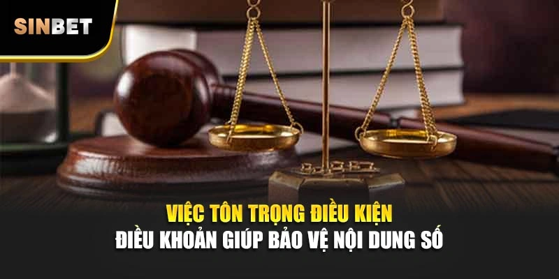 Việc tôn trọng điều kiện điều khoản giúp bảo vệ nội dung số 